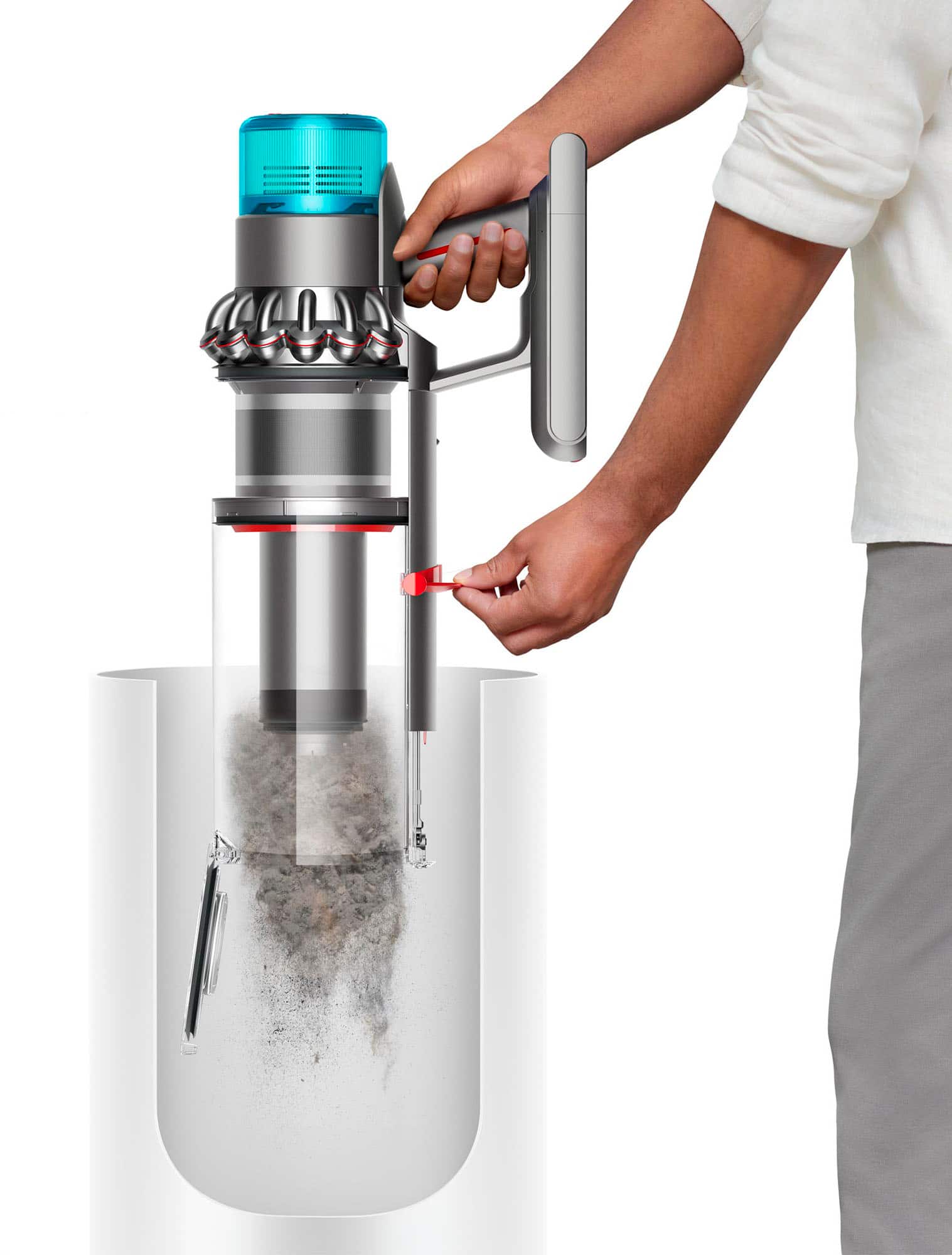 Alt View 18. Dyson - Gen5outsize Cordless Vacuum with 8 accessories - Nickel/Blue.