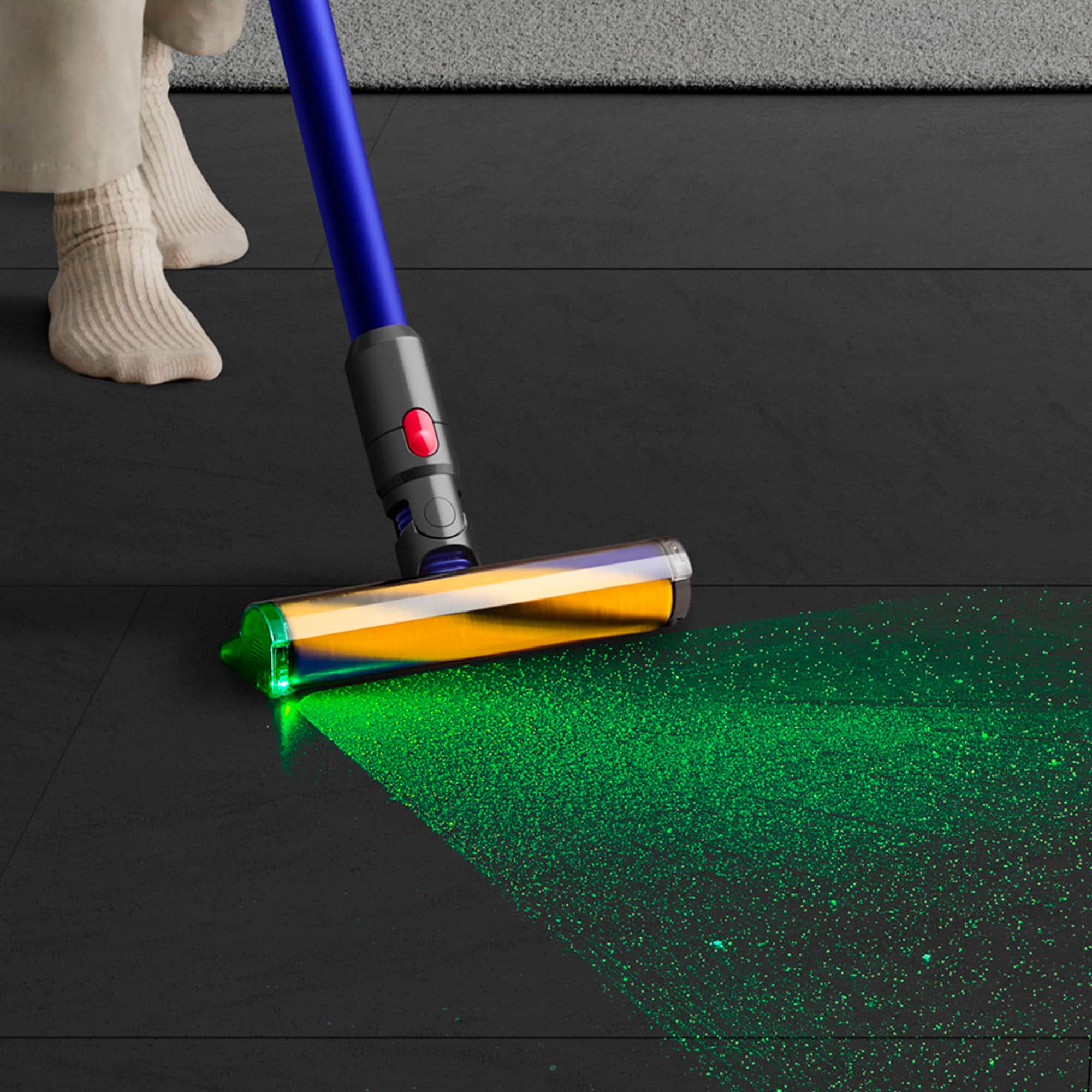 Alt View 20. Dyson - Gen5outsize Cordless Vacuum with 8 accessories - Nickel/Blue.