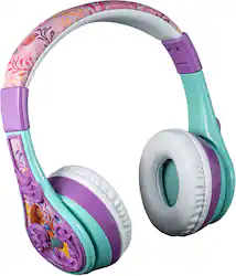 eKids - The Little Mermaid Wireless Over-the-Ear Headphones - Purple - Front_Zoom