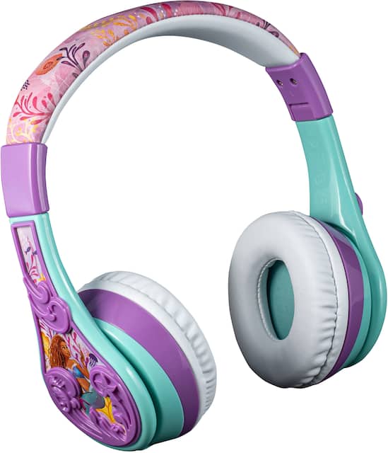 eKids The Little Mermaid Wireless Over the Ear Headphones Purple