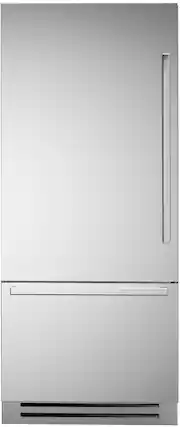 Front. Bertazzoni - 19.6 cu. Ft. Built-In Bottom Mount Refrigerator with Ice Maker.