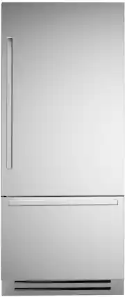 Front. Bertazzoni - 19.6 cu. Ft. Built-In Bottom Mount Refrigerator with Ice Maker.