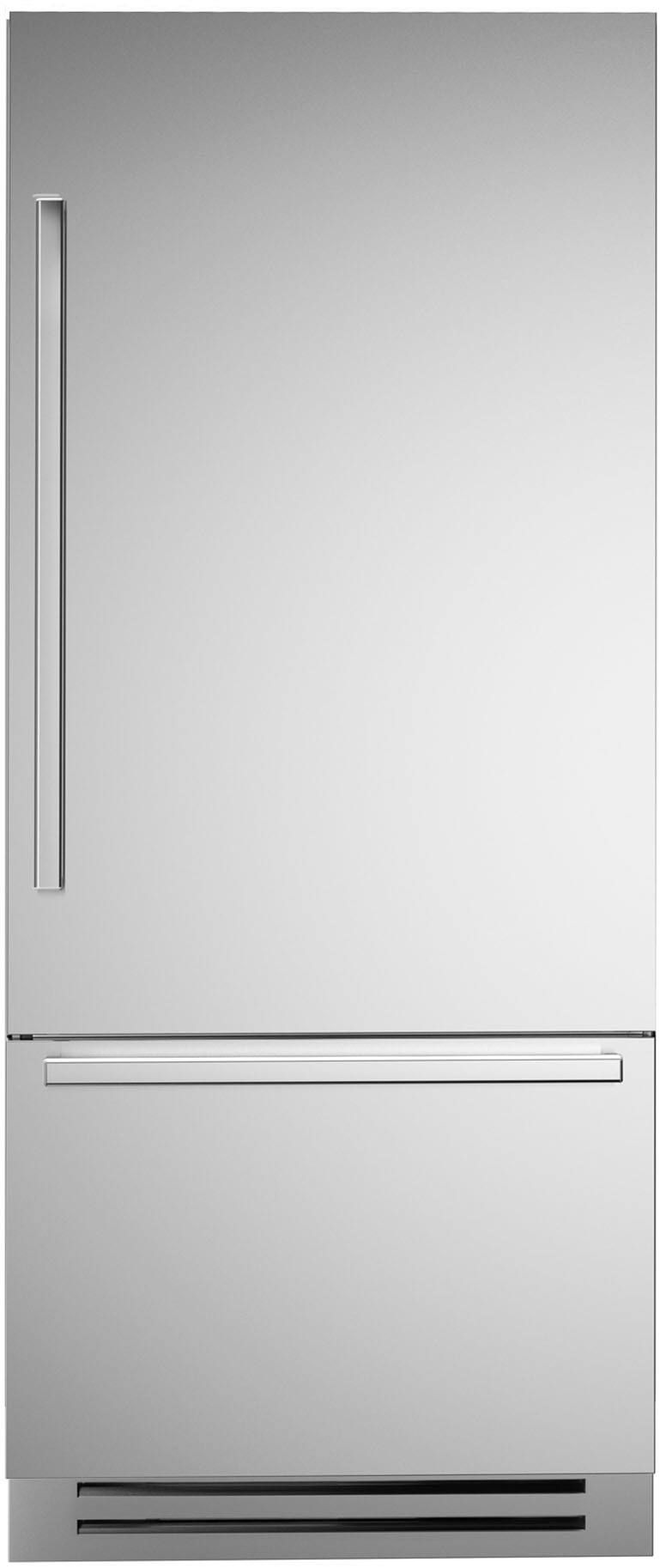 Front. Bertazzoni - 19.6 cu. Ft. Built-In Bottom Mount Refrigerator with Ice Maker.