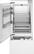 Front. Bertazzoni - 19.6 cu. Ft. Built-In Bottom Mount Refrigerator with Ice Maker.