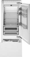 Bertazzoni - 15.5 cu. Ft. Built-In Bottom Mount Refrigerator with Ice Maker - Front_Zoom