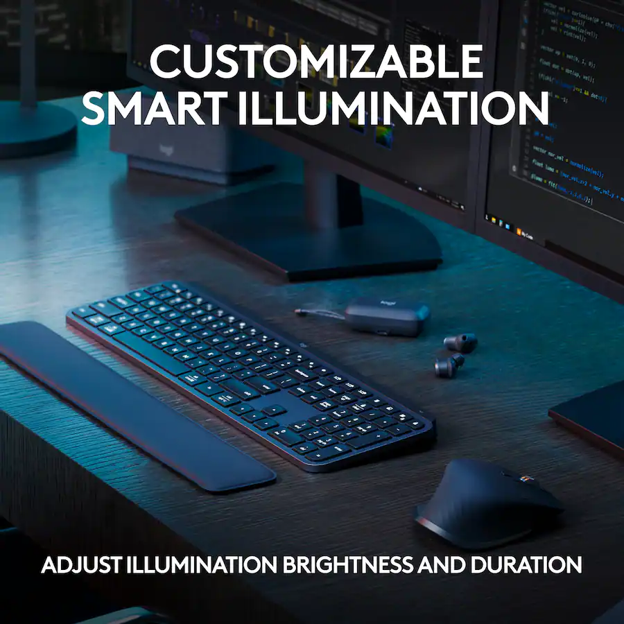Logitech MX Keys S Keyboard — ranked #9 best tech for bikers