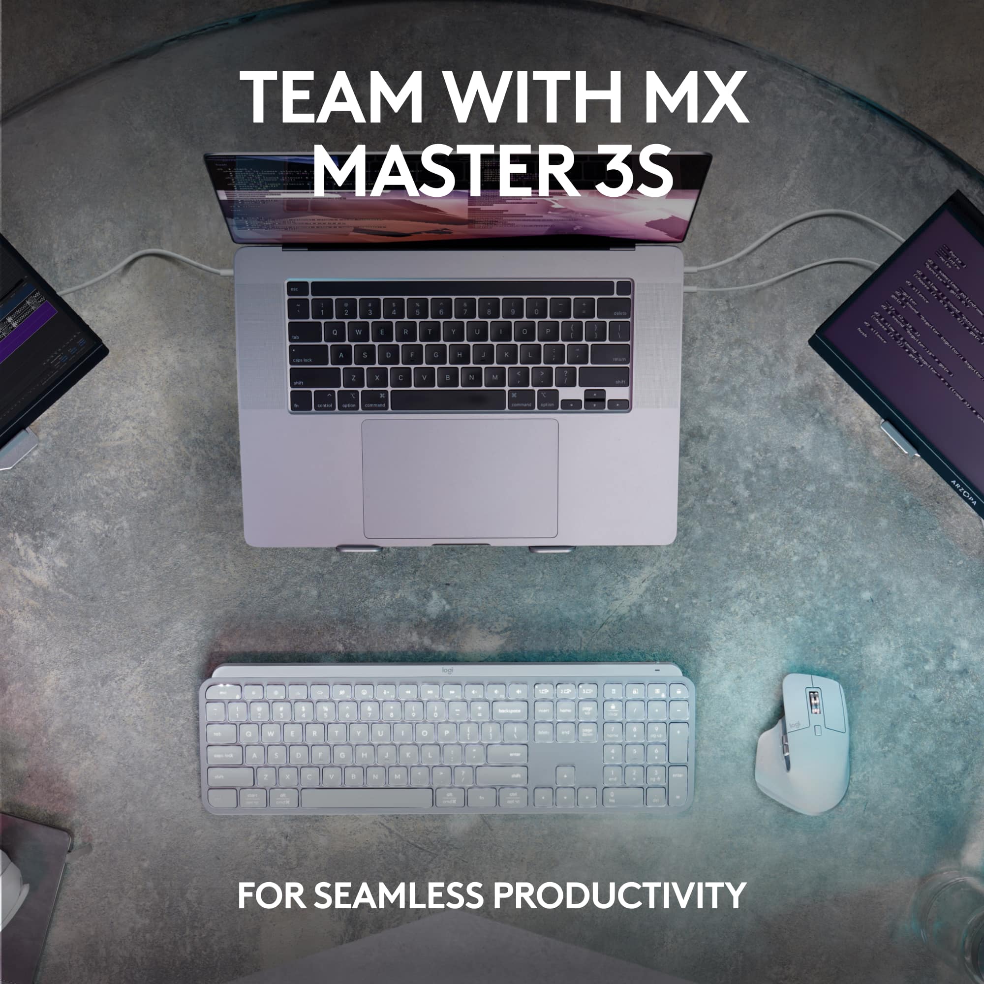 TEAM WITH MX MASTER 3S - FOR SEAMLESS PRODUCTIVITY
