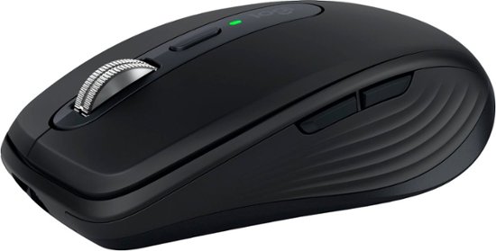 Logitech MX Anywhere 3S Wireless Bluetooth Fast Scrolling Mouse with  Programmable Buttons Black 910-006928 - Best Buy