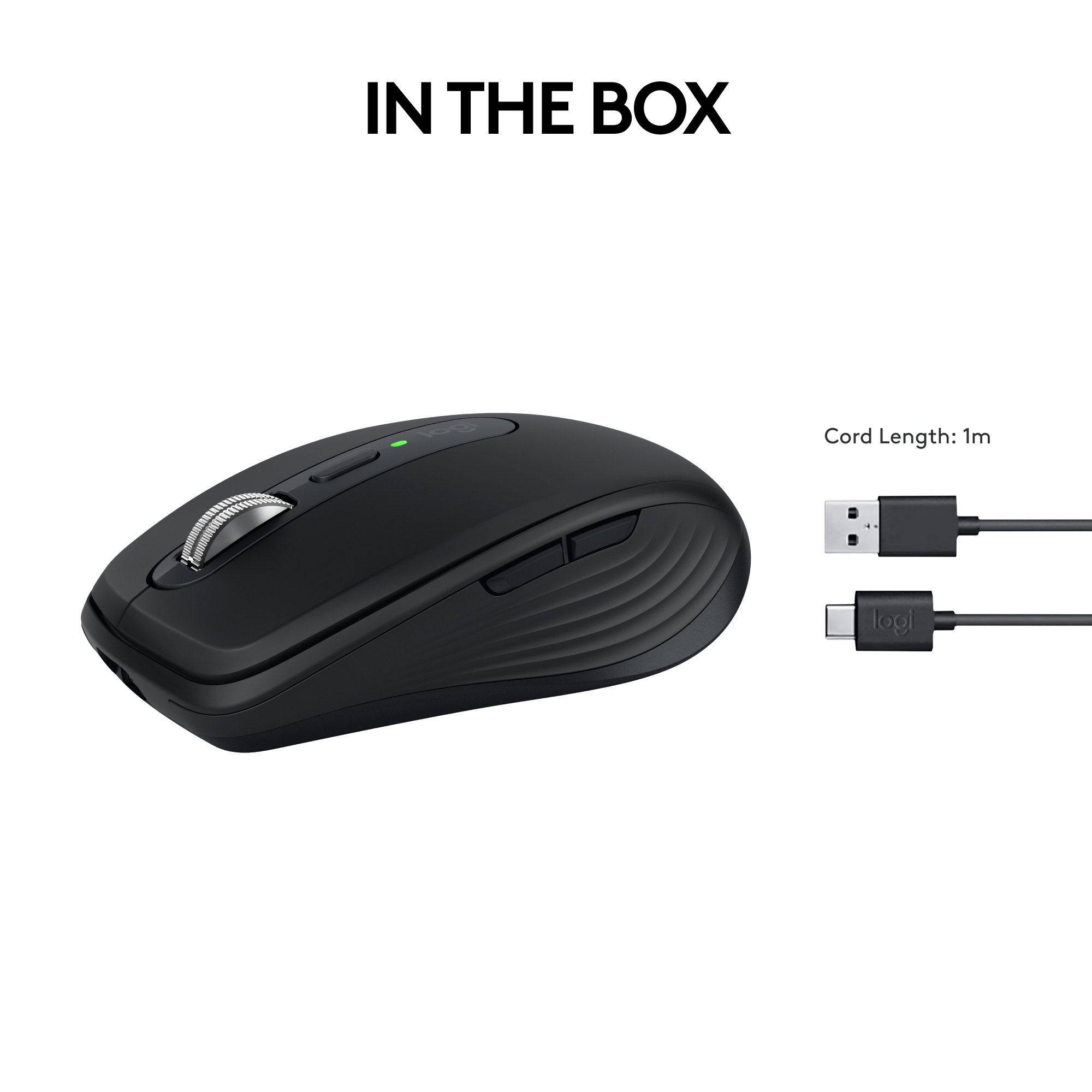 Mouse Logitech MX ANYWHERE 3S Wireless Bluetooth Graphite - Mesajil