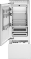Bertazzoni - 15.5 cu. Ft. Built-In Bottom Mount Refrigerator with Ice Maker - Front_Zoom