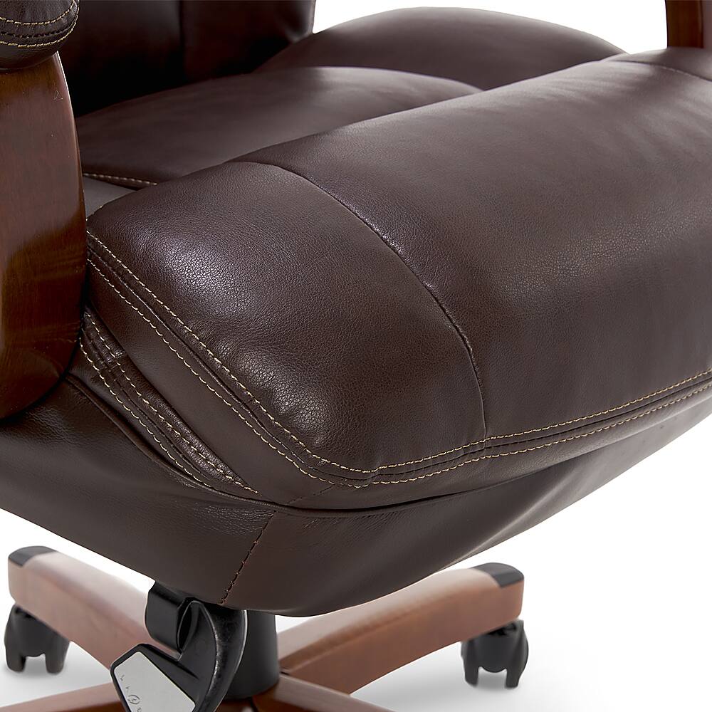 La-Z-Boy Premium Hyland Executive Office Chair with AIR Lumbar Technology  Coffee Brown 45779 - Best Buy