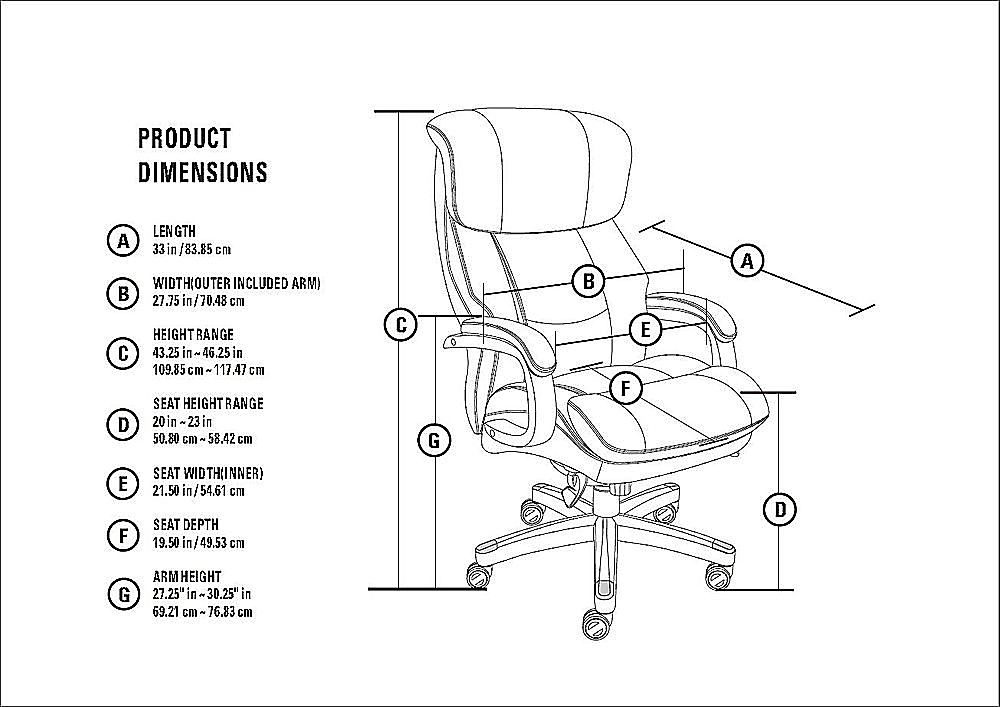 La-Z-Boy Premium Hyland Executive Office Chair with AIR Lumbar Technology  Coffee Brown 45779 - Best Buy