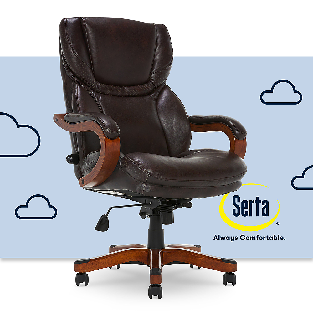 Serta Executive Office Ergonomic Chair with Layered  - Best Buy