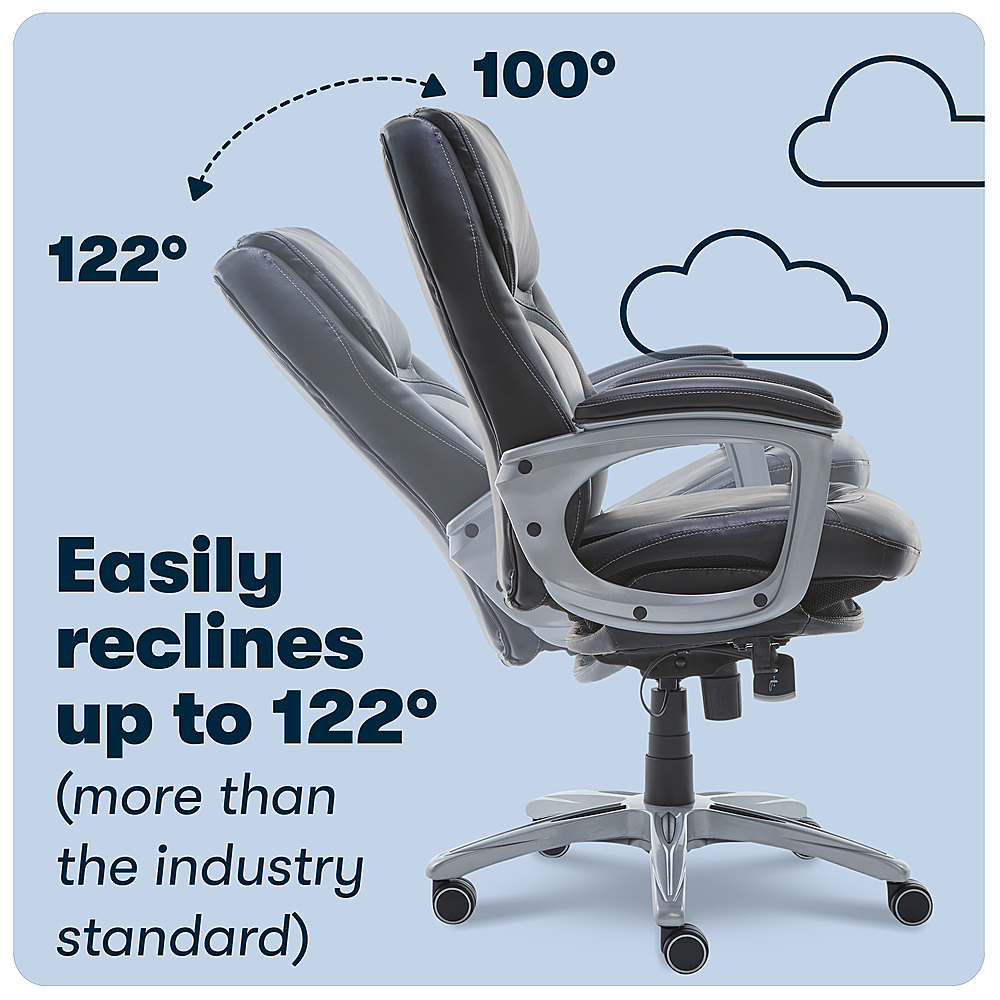 SERTA 3-D ACTIVE BACK MANAGER CHAIR 