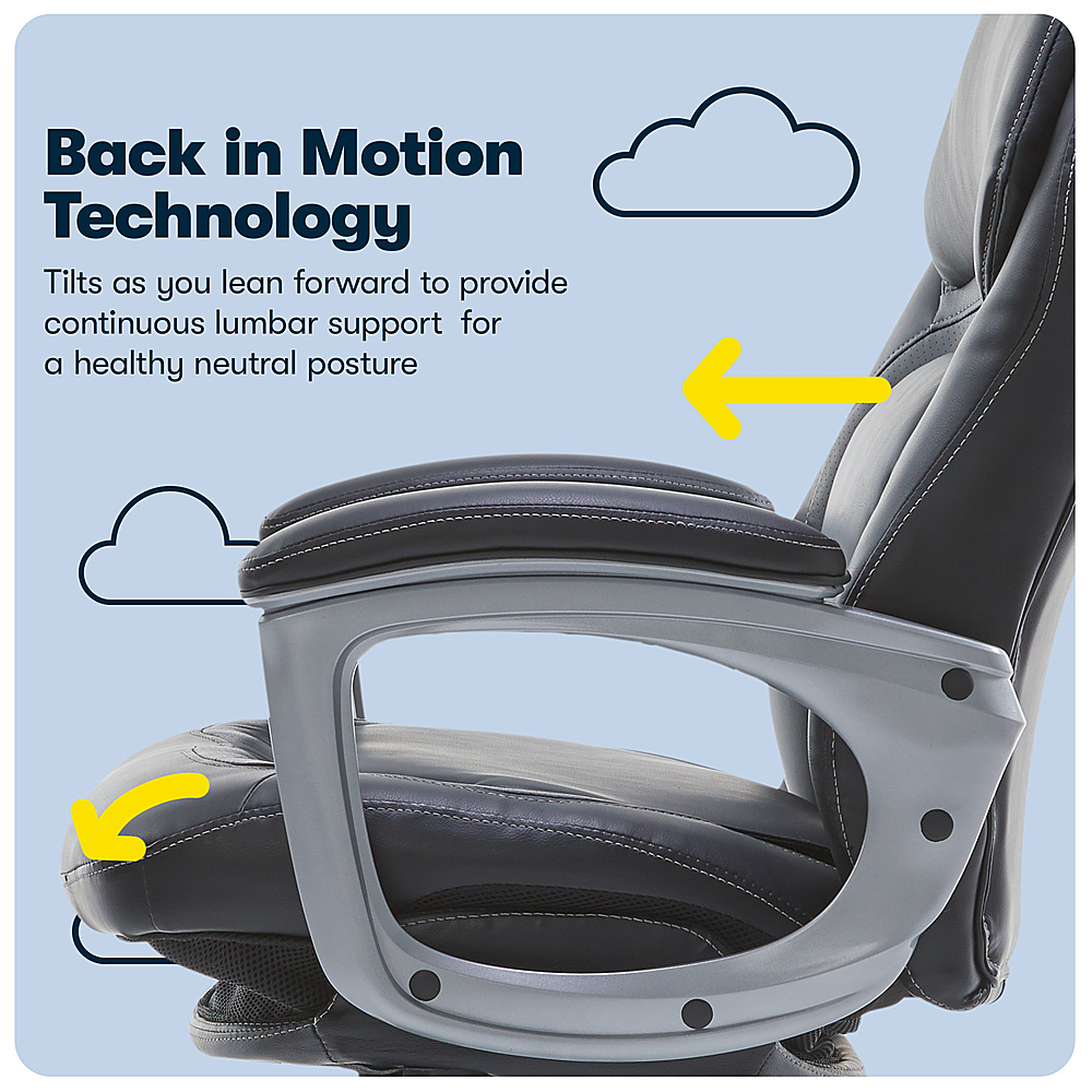 Serta Works Mid Back Office Chair With Back In Motion Technology