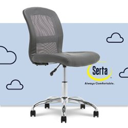 Serta - Essentials Mesh Task Office Chair - Moonrock Gray - Angle_Zoom