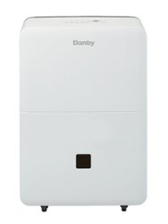 Danby - DDR040BJWDB-ME 2,500 Sq. Ft Dehumidifier - White - Front_Zoom