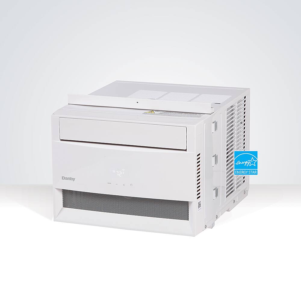 Left. Danby - DAC120B6WDB-6 550 Sq. Ft. 12,000 BTU Window Air Conditioner - White.