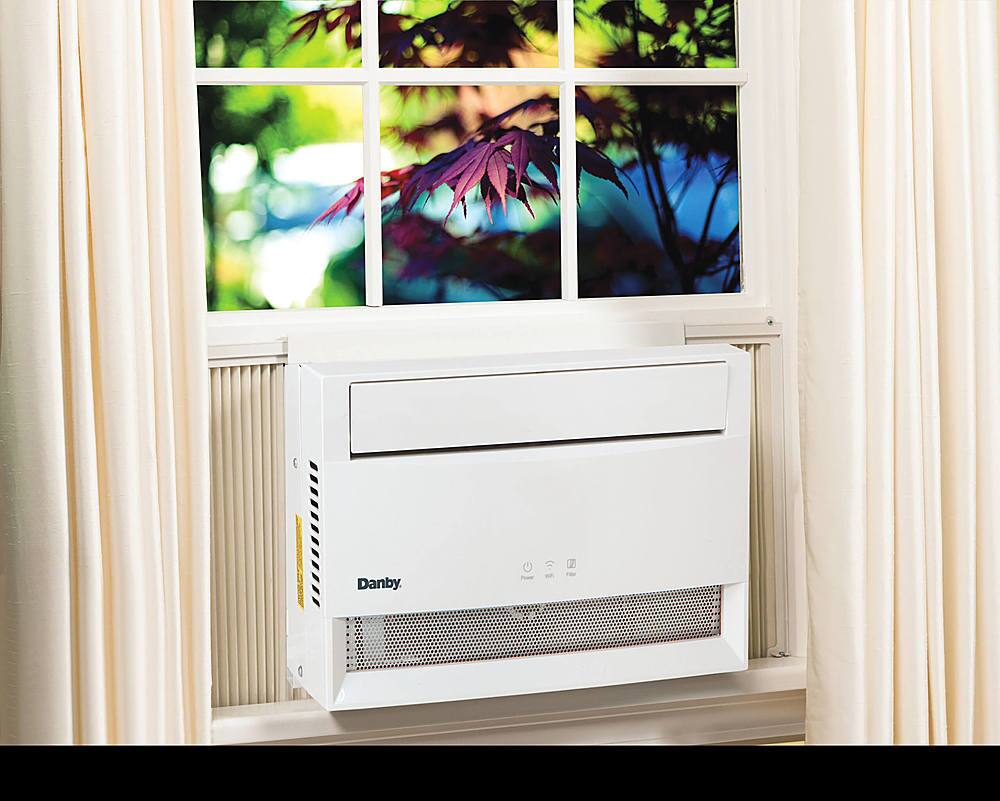 Alt View 12. Danby - DAC080B5WDB 350 Sq. Ft. 8,000 BTU Window Air Conditioner - White.