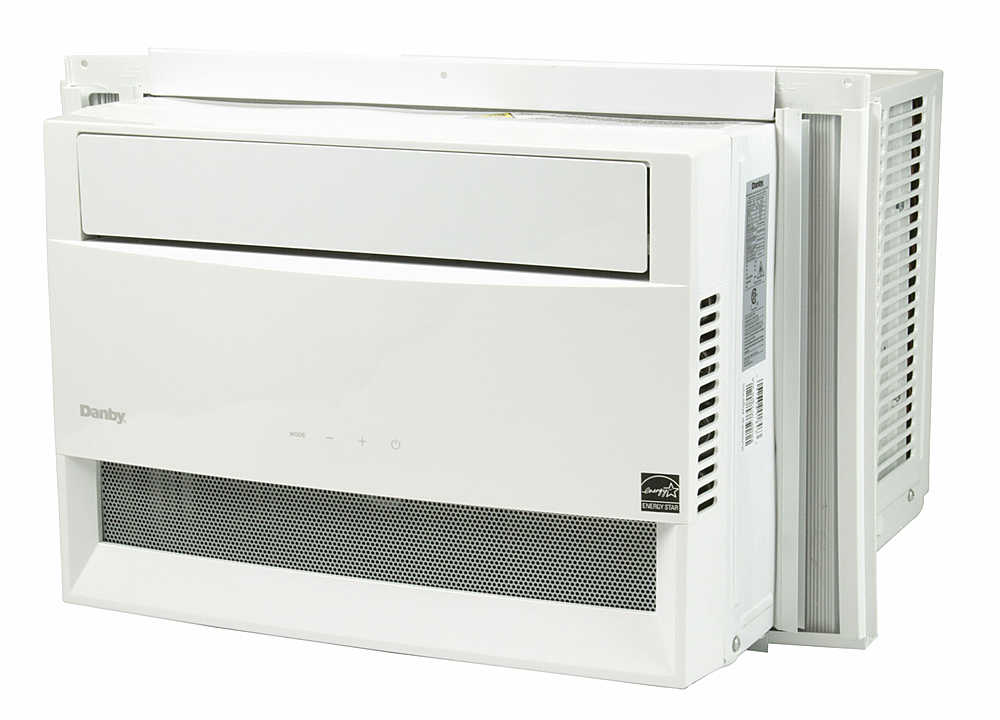 Left. Danby - DAC080B5WDB 350 Sq. Ft. 8,000 BTU Window Air Conditioner - White.