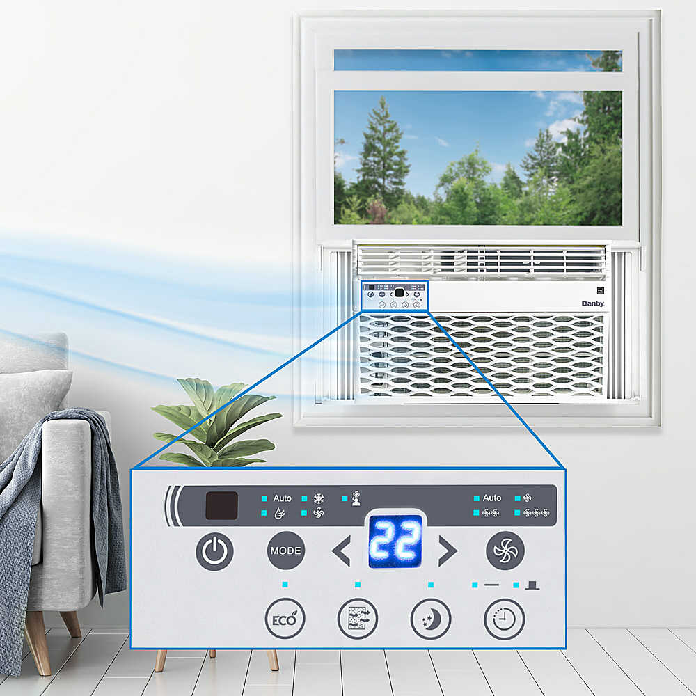  BLACK+DECKER BWAC06WTB 6000 BTU window air conditioner, Cools  up to 250 Square Feet, White : Home & Kitchen