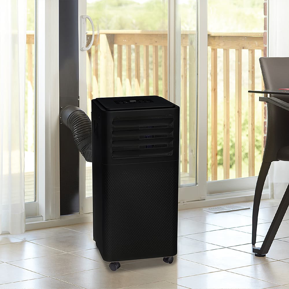 Angle. Danby - DPA050E2BDB-6 150 Sq. Ft. 3-in-1 Portable Air Conditioner 7,500 BTU - Black.