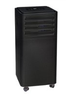 Danby - DPA050E2BDB-6 150 Sq. Ft. 3-in-1 Portable Air Conditioner 7,500 BTU - Black - Front_Zoom