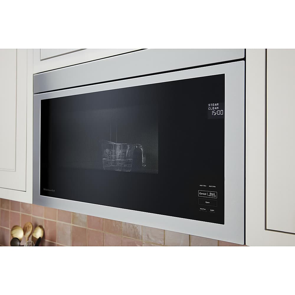 KitchenAid 1.1 Cu. Ft. Over-the-Range Microwave with Flush Built-in ...