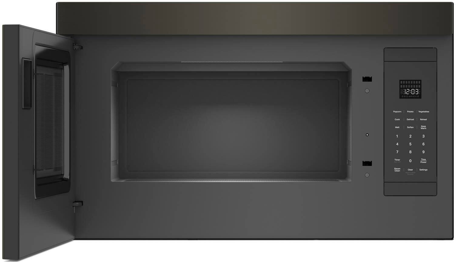 Alt View 1. KitchenAid - 1.1 Cu. Ft. Over-the-Range Microwave with Flush Built-in Design - Black Stainless Steel.
