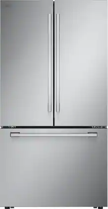 LG - STUDIO Counter-Depth MAX 26.5 Cu. Ft. French Door Smart Refrigerator with Internal Water Dispenser - Stainless Steel