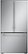 Front. LG - STUDIO 26.5 Cu. Ft. French Door Counter Depth Smart Refrigerator with Internal Water Dispenser - Stainless Steel.