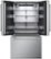 Alt View 1. LG - STUDIO 26.5 Cu. Ft. French Door Counter Depth Smart Refrigerator with Internal Water Dispenser - Stainless Steel.