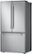 Left. LG - STUDIO 26.5 Cu. Ft. French Door Counter Depth Smart Refrigerator with Internal Water Dispenser - Stainless Steel.