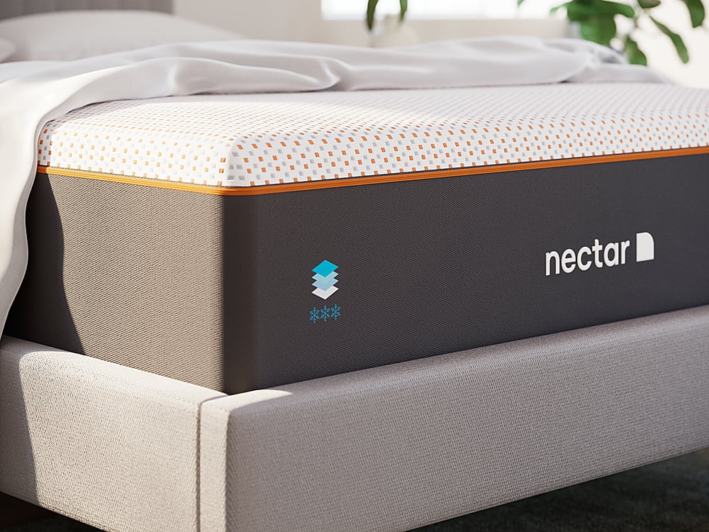 Angle View: Nectar - Copper Premier Mattress - King - Multi