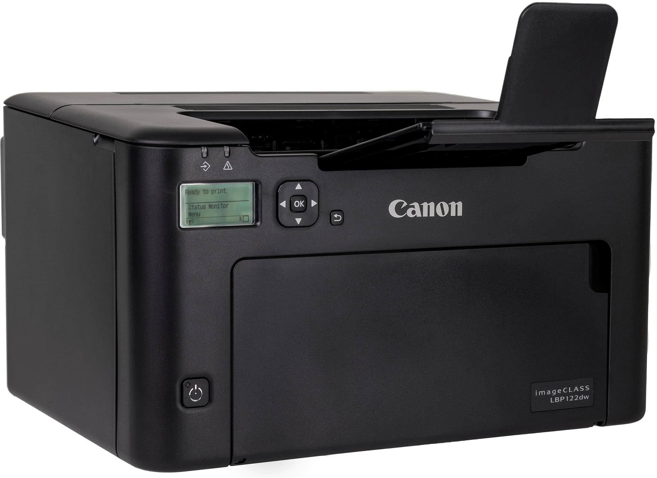 Angle. Canon - imageCLASS LBP122dw Wireless Black-and-White Laser Printer - Black.