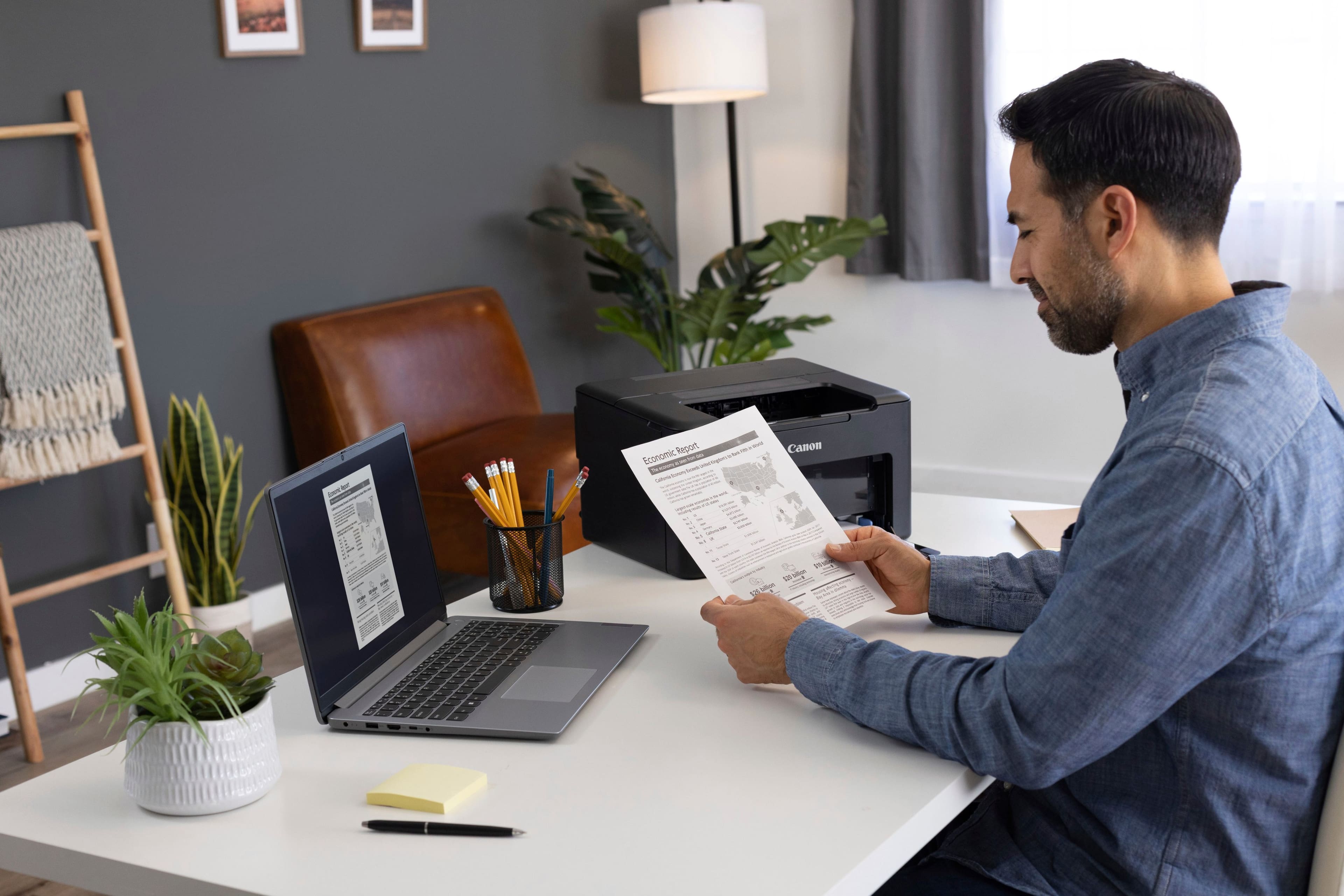 Alt View 19. Canon - imageCLASS LBP122dw Wireless Black-and-White Laser Printer - Black.