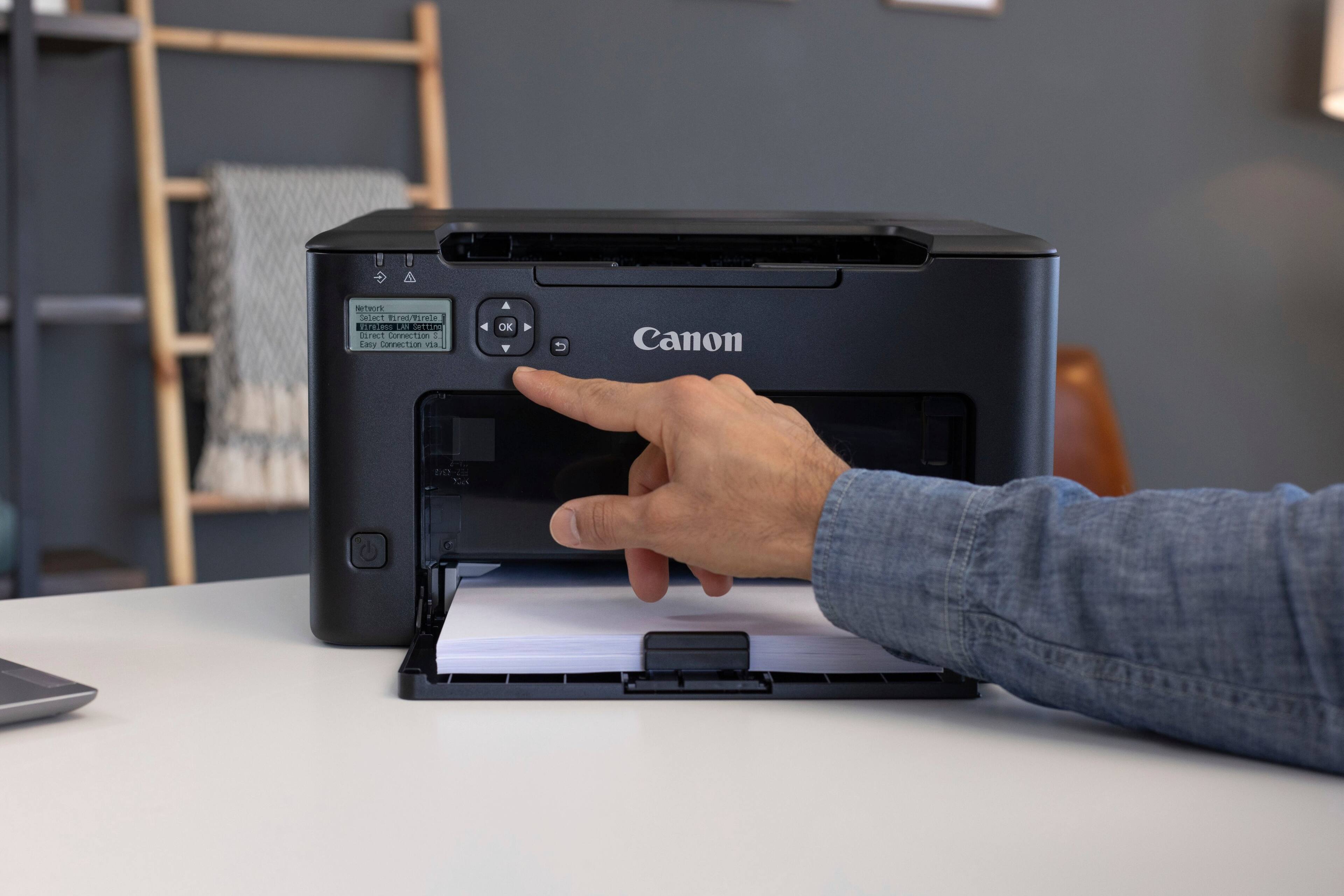 Alt View 20. Canon - imageCLASS LBP122dw Wireless Black-and-White Laser Printer - Black.