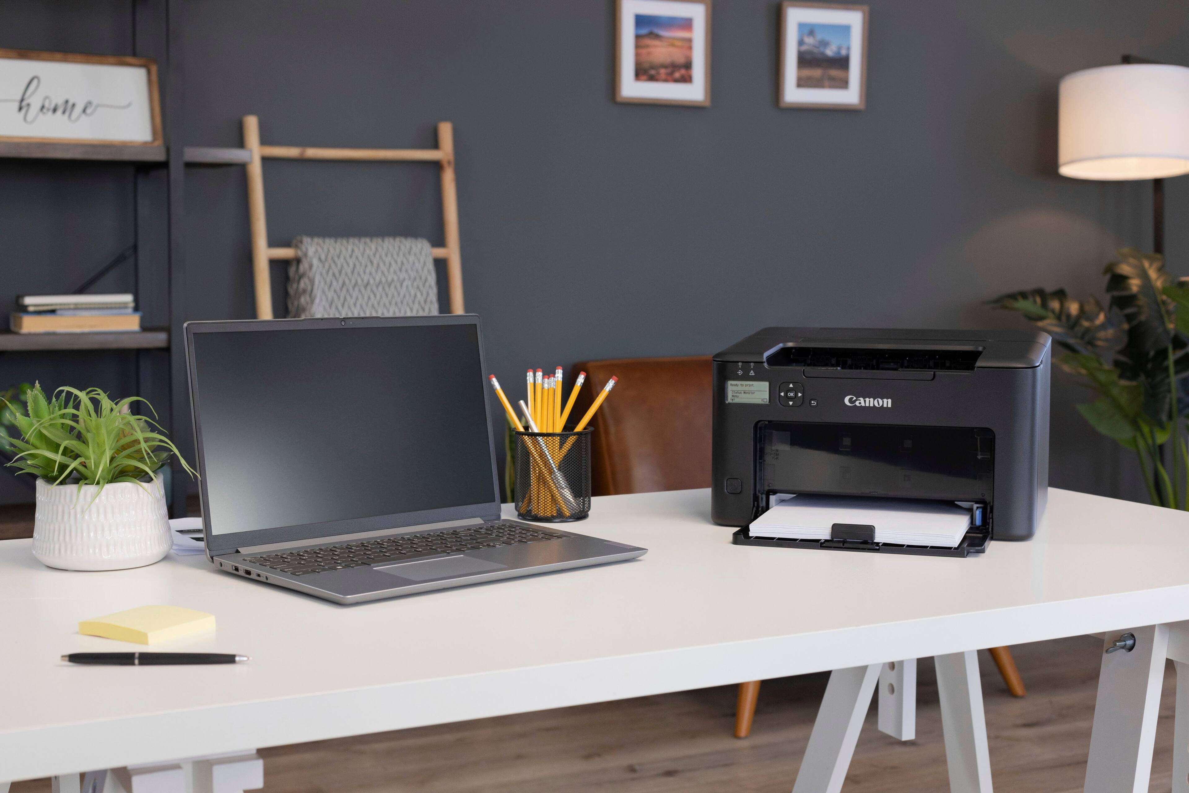 Alt View 26. Canon - imageCLASS LBP122dw Wireless Black-and-White Laser Printer - Black.