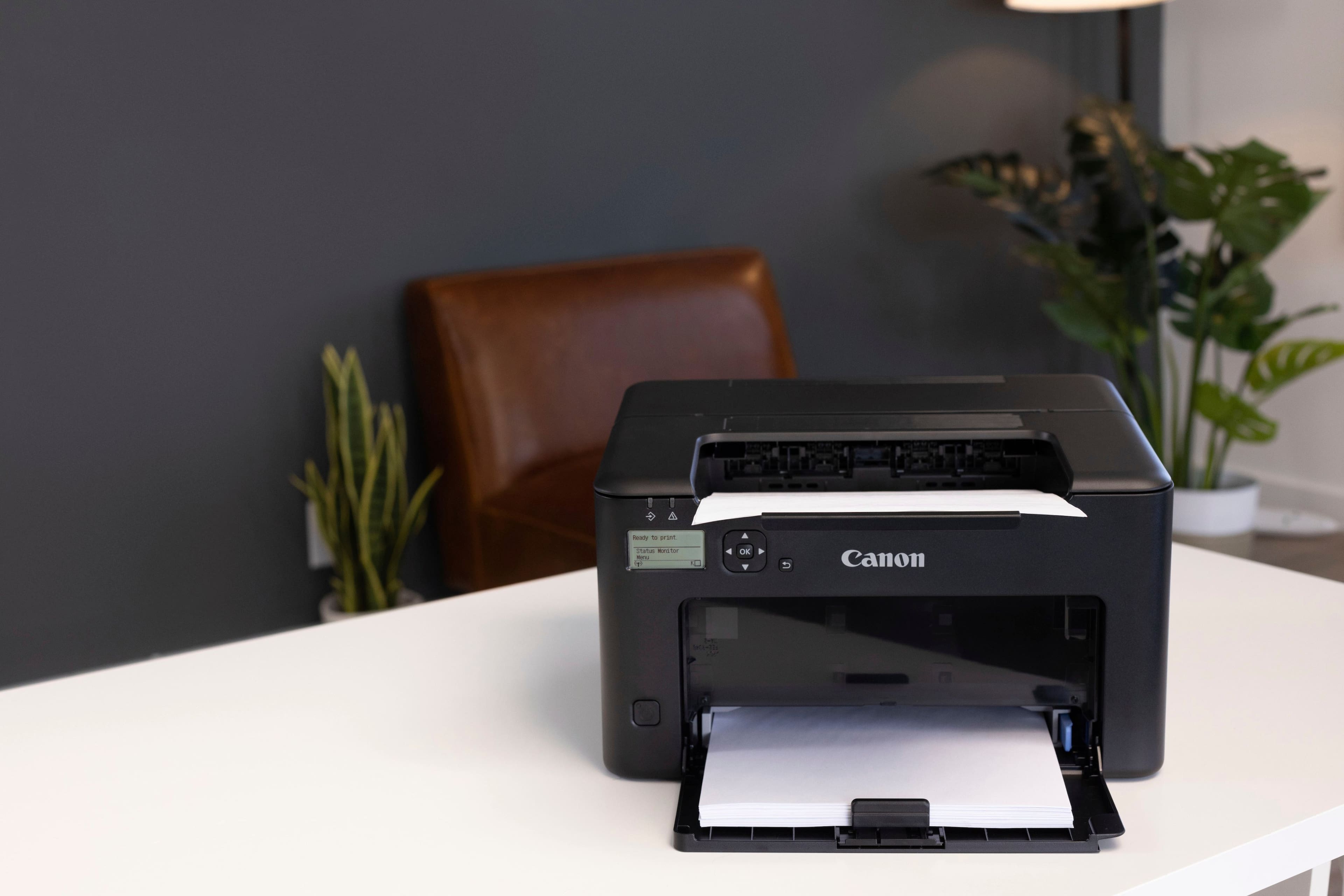 Alt View 27. Canon - imageCLASS LBP122dw Wireless Black-and-White Laser Printer - Black.