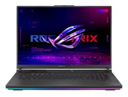 ASUS - ROG Strix 18" 240Hz Gaming Laptop QHD - Intel 13th Gen Core i9 with 16GB Memory - NVIDIA GeForce RTX 4070 - 1TB SSD - Eclipse Gray - Front_Zoom