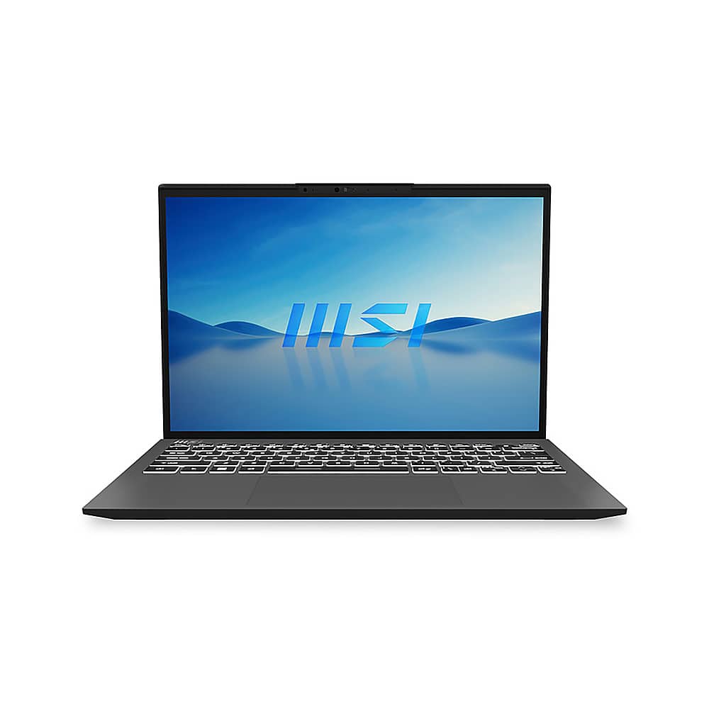 MSI - Prestige 13 Evo 13.3" Laptop - Intel Core i7-1360P with 32GB Memory - 1TB SSD - Stellar Gray - Front_Zoom