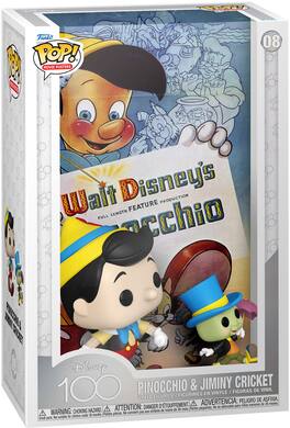 Funko - POP! Movie Posters: Disney 100 - Pinocchio and Jiminy Cricket - Multi