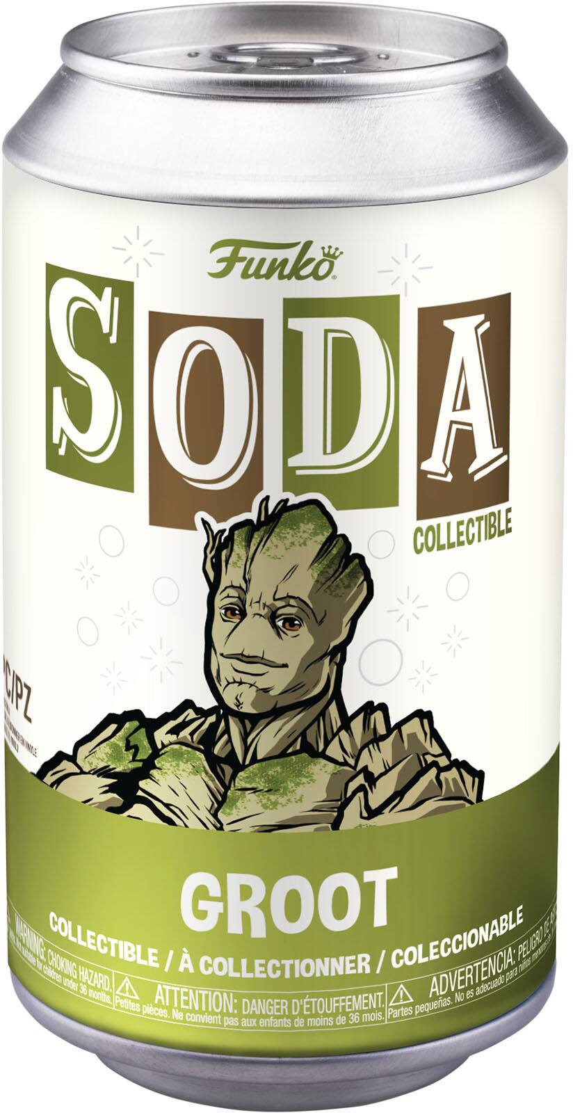 Angle. Funko - Vinyl SODA: Guardians of the Galaxy: Volume 3- Groot.