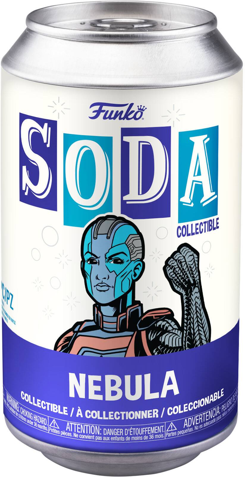Angle. Funko - Vinyl Soda:  Guardians of the Galaxy- Nebula.