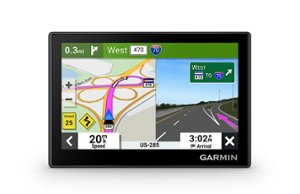 Garmin - Drive 53 and Traffic 5" GPS - Black - Front_Zoom
