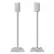 Front. Sanus - Wireless Speaker Stands for Sonos Era 100 (Pair) - White.