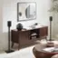 Alt View 12. Sanus - Wireless Speaker Stands for Sonos Era 100  (Pair) - Black.