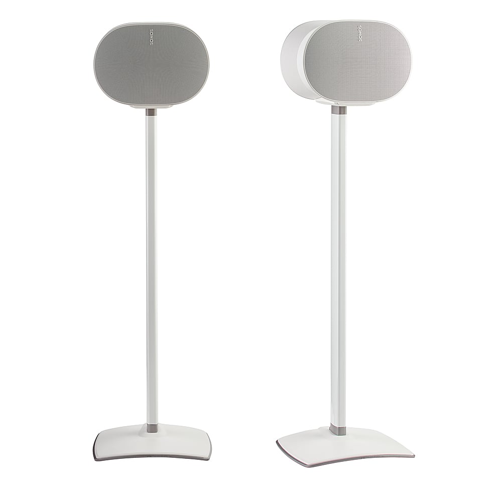 Sanus - Wireless Speaker Stands for Sonos Era 300 (Pair) - White - Front_Zoom