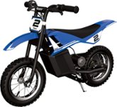 Front Zoom. Razor - MX125 Dirt Rocket eBike w/ 5.3 Miles Max Operating Range and 8 mph Max Speed - Blue.