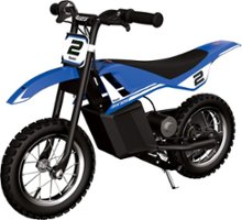 Razor - MX125 Dirt Rocket eBike w/ 5.3 Miles Max Operating Range and 8 mph Max Speed - Blue - Front_Zoom